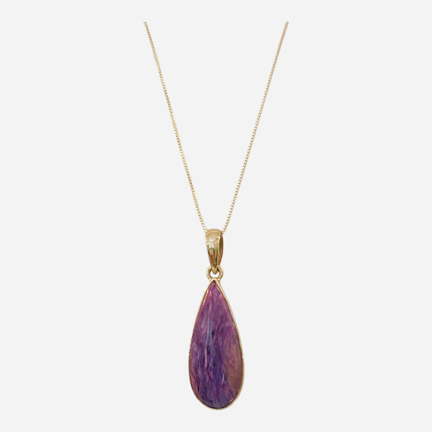 Charoite Pendant Necklace