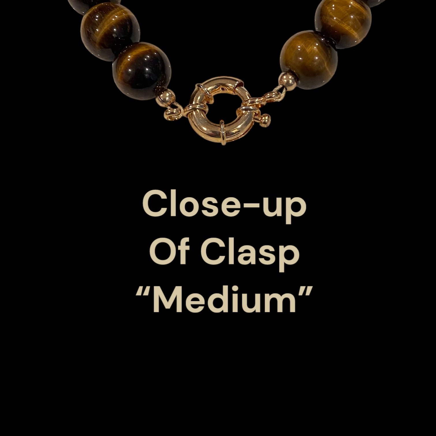 Tigers Eye Mastery: Men's Tigers Eye Gemstone Bracelet in 18K Gold Filled