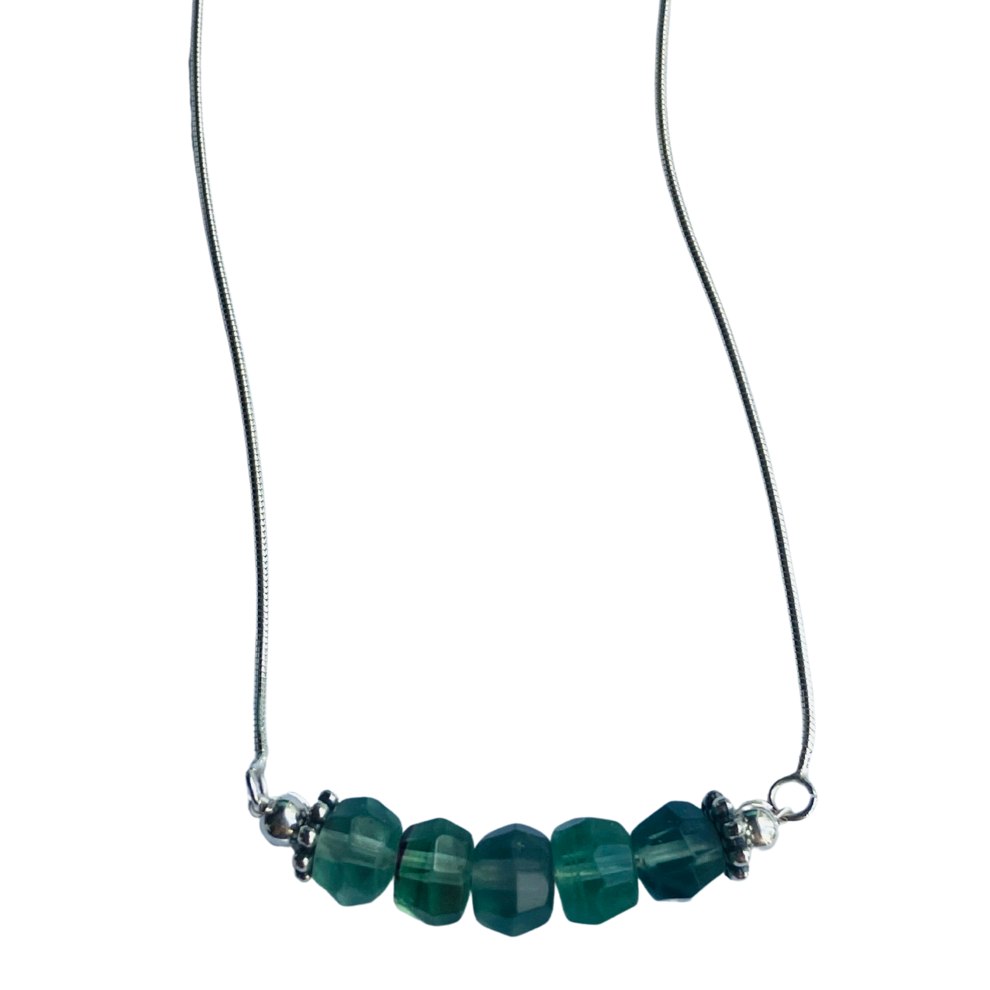 green fluorite necklace