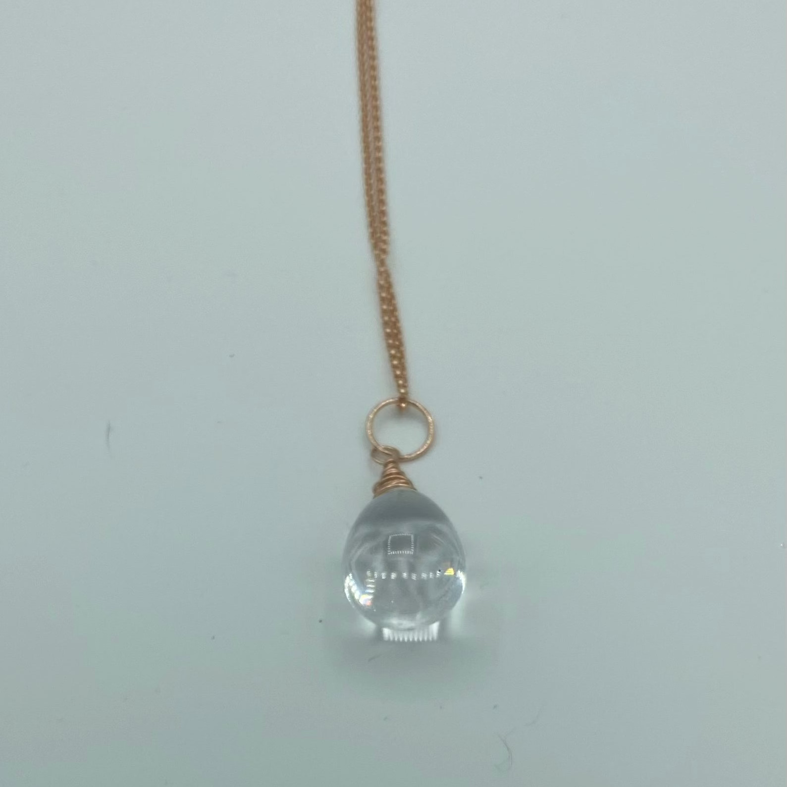 close up of crystal ball cut by cartier