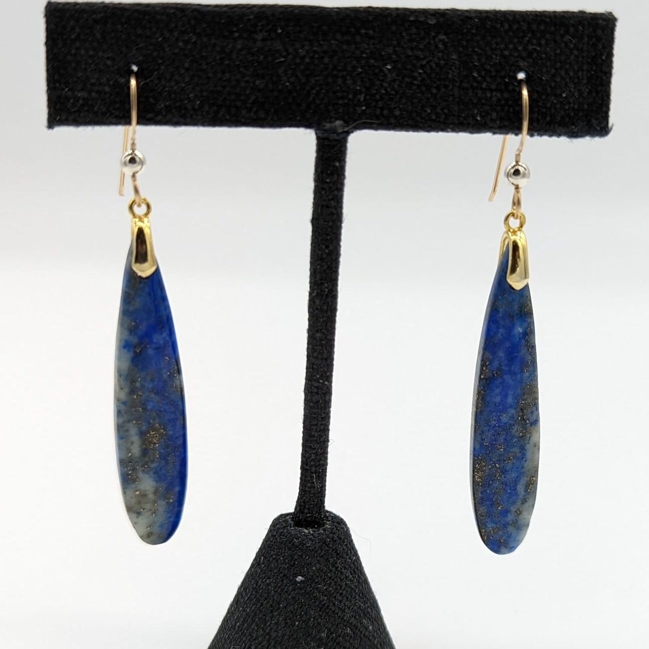 stunning lapis drop earrings