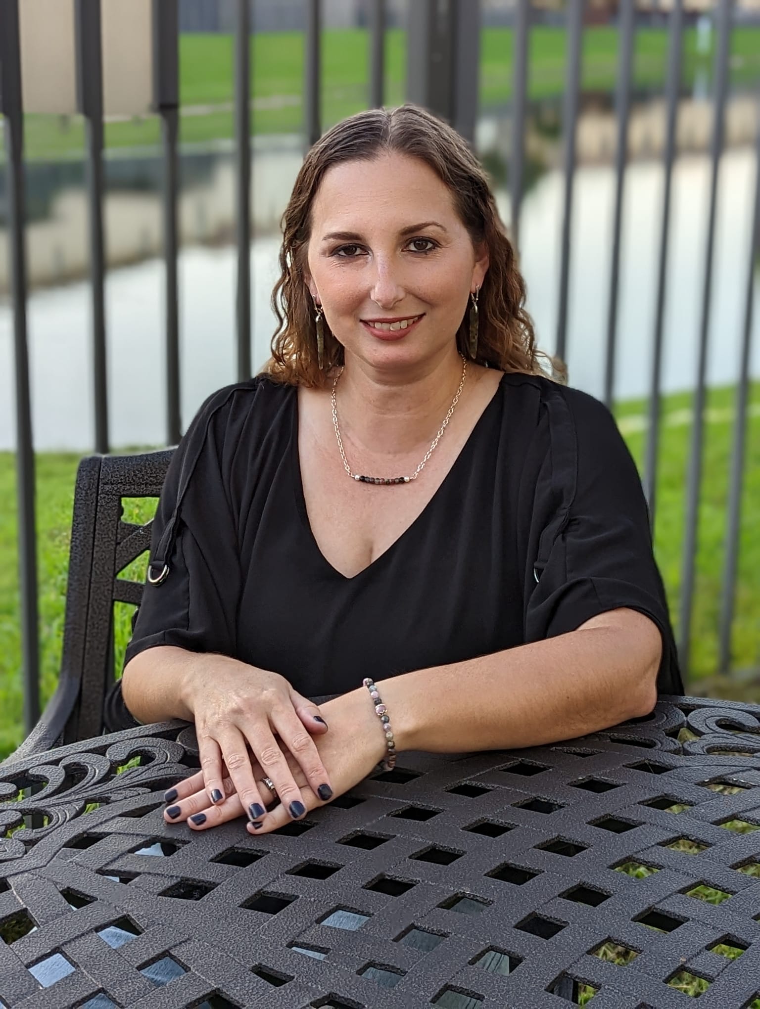 Multi-Color Tourmaline Bar Necklace - Sterling Silver