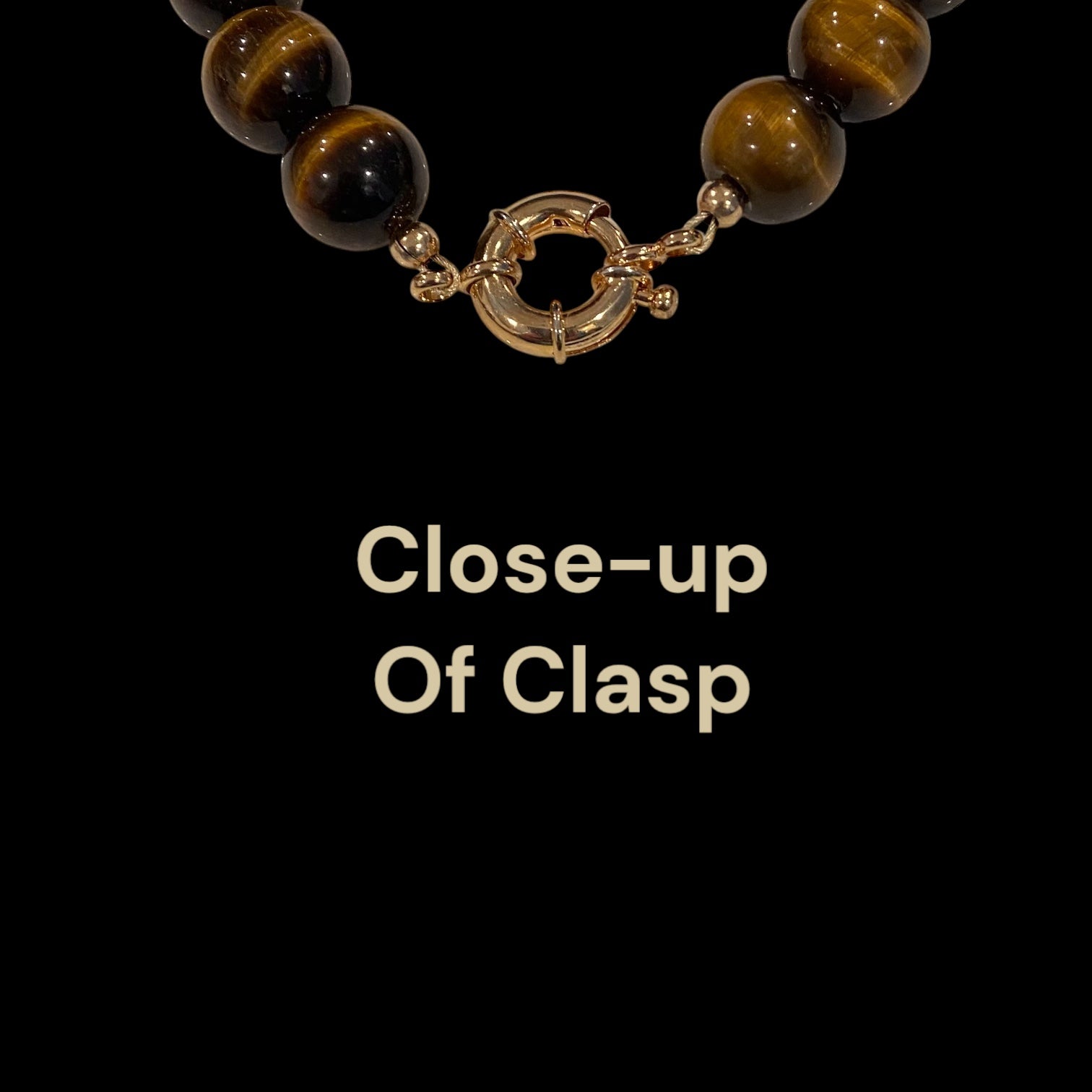 Tigers Eye Mastery: Men's Tigers Eye Gemstone Bracelet in 18K Gold Filled
