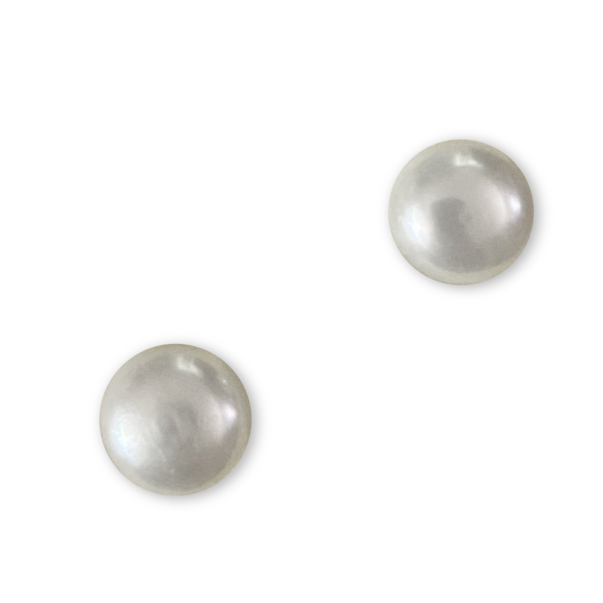 cultured freshwater pearl stud earrings (6mm)