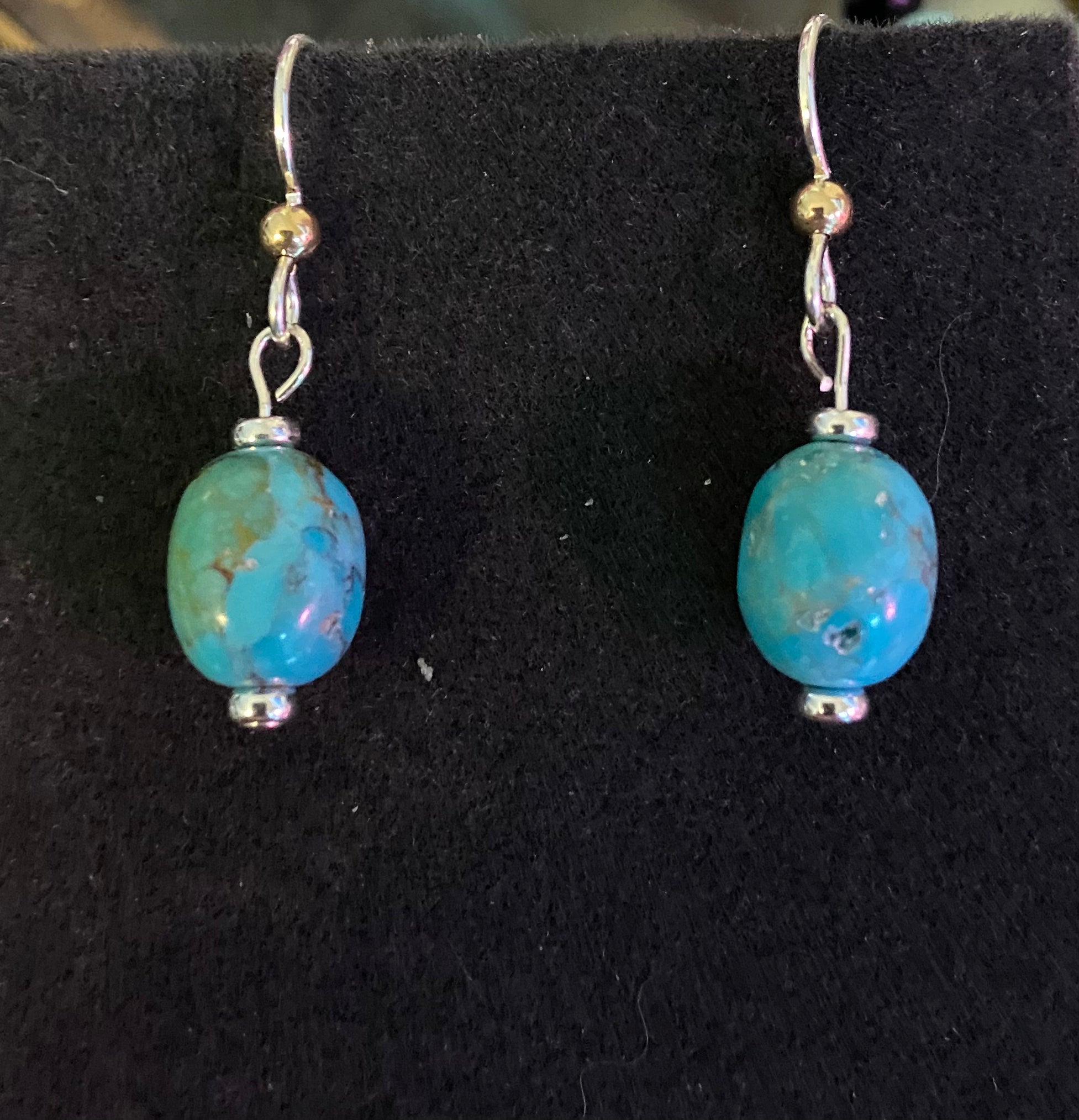 kingman turquoise earrings
