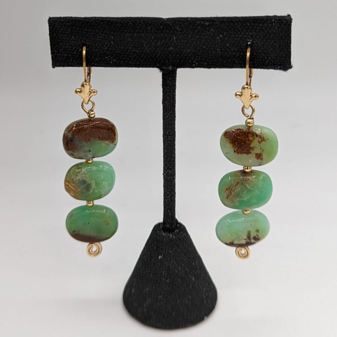 Chyrosaprase Gold-filled earrings