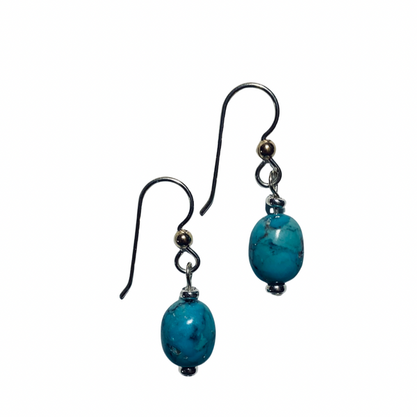 kingman turquoise earrings